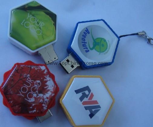 Swivel USB Drive,epoxy logo USB memory stick